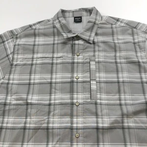Camisa Vertx XXL Exterior Trek Botón a Presión Manga Corta Larga Ventilada Gris COMO NUEVA - Imagen 1 de 12