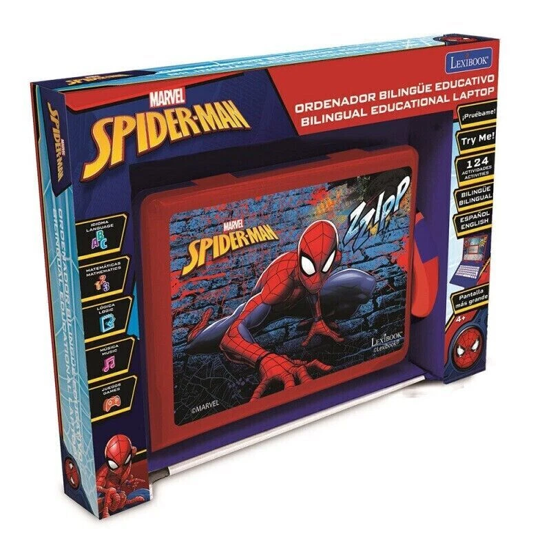 Lexibook Spider-Man Bilingual Educational Laptop - Multicolor (JC598SPI2-00)