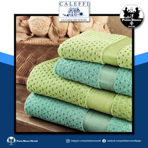 Set asciugamani in spugna per bagno 100% cotone Sirena Caleffi - Imagen 1 de 82