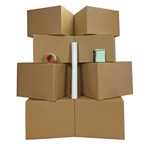 UBMOVE College Dorm Kit 8 Boxes Labels and Supplies - Picture 1 of 12