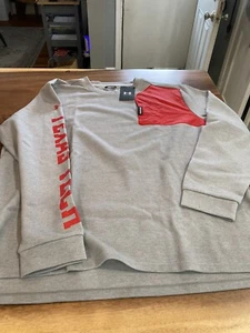 Mens NCAA Under Armour Texas Tech Red Raiders FLEECE CREW NECK SWEATER XL NWT - Picture 1 of 7