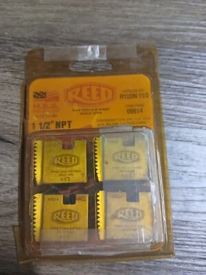 Reed - 05606 - R12DN 1  1/2" NPT R12+ Segmental Pipe  Dies - High Speed Steel - Image 1 of 2