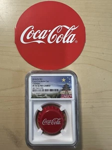 2018 fiji coca-cola bottle cap NGC Pf70/CO18 - Picture 1 of 2