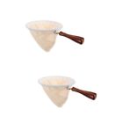  2 Pcs Fine Cotton Wool Coffee Filter Bag Cold Brew Mesh Strainer