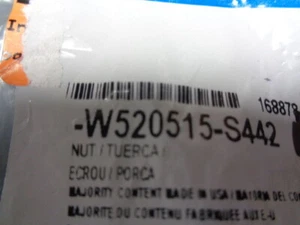 Genuine Ford Lower Control Arm Retainer Nut -W520515-S442 - Picture 1 of 12