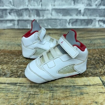 Nike Air Jordan 5 Retro Cuna Botín Rojo Fuego (TD) 2013 552494-100 Bebé Talla 3C Foto 1 de 4