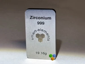 Zirconium metal bullion bar - ingot 19.2g - 99.9% - Bild 1 von 1