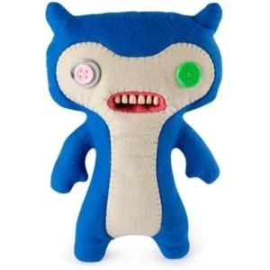 Hässliche Puppen Fuggler großes lustiges hässliches Monster Plüschtier - blau und weiß