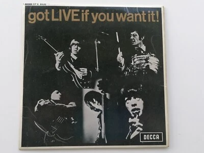THE ROLLING STONES 1964 UK EP   GOT LIVE IF YOU WANT IT   DECCA  DFE 8620 - Image 1 of 4