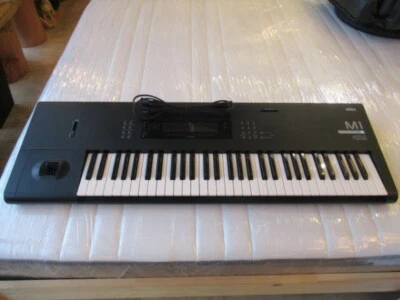 KORG M1 61-KEYS KEYBOARD MUSIC WORKSTATION DIGITAL SYNTHESIZER Fine Woks F/S - Image 1 of 4