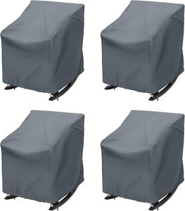Patio Rocking Chair Cover 4-Pack, Outdoor Furniture Cover, 27.5W X 32.5D X 39H I - Picture 1 of 7