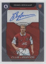 2019-20 Panini Prizm Premier League Club Legends Signatures Dennis Bergkamp Auto