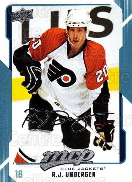 2008-09 Upper Deck MVP #89 RJ Umberger - Image 1 of 1