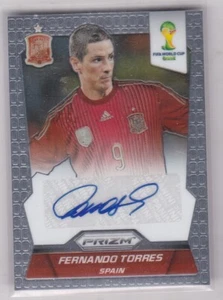 2014 Panini World Cup Prizm #S-FT Fernando Torres Firma Auto Spagna - Foto 1 di 2