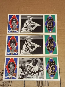SAL BANDO AS CECIL COOPER RED SOX SIGNED AUTOGRAPHED 1993 Upper Deck BAT Cards - Picture 1 of 2