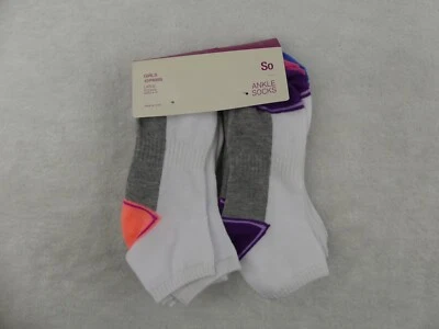 SO Calcetines Niñas Talla Grande Zapato 4-10 Tobillo 9 Pares Soporte Arco Foto 1 de 4