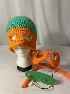 Teenage Mutant Ninja Turtles Michelangelo Costume Masks Accessory - Picture 1 of 4