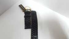 Vernier Genuine Leather  20mm Weave Watch Band Comes In Black, White and Beige