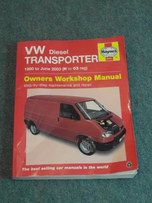 Haynes VW T4 Transporter Diesel 1990-2003  2014 edition - Image 1 of 4