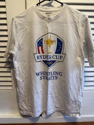 Camiseta Ryder Cup 2020 Whistling Straits blanca para hombre talla M Ahead informal golf Foto 1 de 3