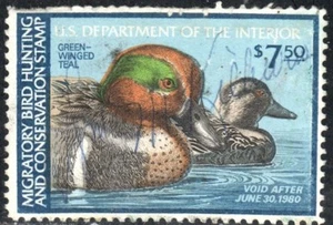 US Scott #RW46 Duck Stamp, used - Picture 1 of 1