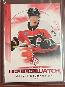 Matvei Michkov Upper Deck Future Watch Limited Red 2024-25 SP Authentic #185 - Picture 1 of 2