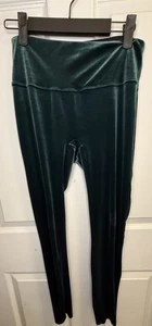 Spanx leggings velluto verde adolescente ragazza taglia XL 14-16 - Foto 1 di 4