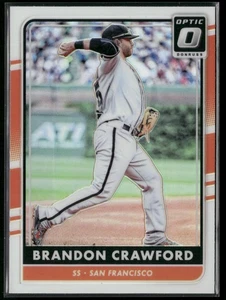 Donruss Optic #110 Brandon Crawford Holo 2016 - Imagen 1 de 2