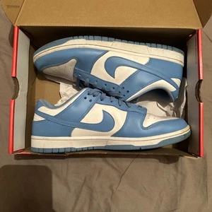 2021 Nike Dunk Low University Blue Sneakers - Picture 1 of 7