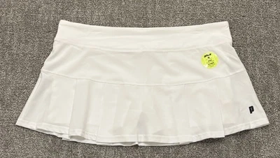 Prince Tennis Skort Skirt Lined Stretch UV Protection White Women’s Large - Image 1 of 4