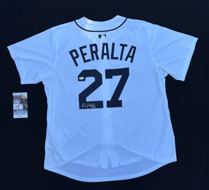 Jhonny Peralta Signed Detroit Tigers Nike Jersey Size XL JSA COA - Picture 1 of 6