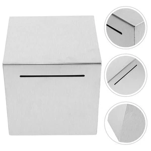 12 Cm Piggy Bank Children Coin Box Metal Savings for Cash Counter - Imagen 1 de 12