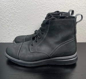 Botas resistentes al agua Cole Haan Grand Atlantic Chukka para hombre talla 9M C34084 negras - Imagen 1 de 9