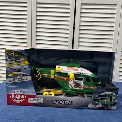 DICKIE TOYS Jumbo Helicóptero de Luz y Sonido Patrulla Aérea Foto 1 de 4