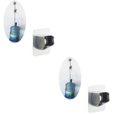  Set of 2 Saugnapf Dusche Halterung Brausehalter Verstellbar Duschkopfhalter - Bild 1 von 4