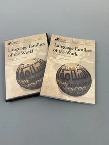 Great Courses DVD Set + Guidebook Language Families of the World - Picture 1 of 3