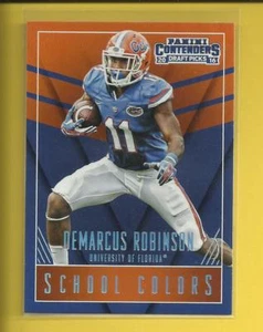 Tarjeta de novato Demarcus Robinson RC 2016 Contenders Draft Picks # 14 Chiefs Gators - Imagen 1 de 2