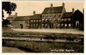 RPPC Postkarte Hop Pole Hotel in Ollerton England Nottinghamshire  - Bild 1 von 4