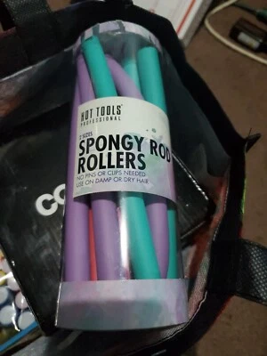*NEW* Hot Tools Spongy Rod Rollers 16 Count - Curl While You Sleep T56 - Изображение 1 из 2