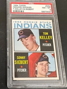 1964 Topps #552 Indians RookiesPSA 8 Well Centered! Set Break - Picture 1 of 2