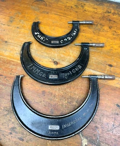 3 Vintage J.T. "Slocomb Company Mikrometer 7-8"", 6-7"", 4-5" - Bild 1 von 12