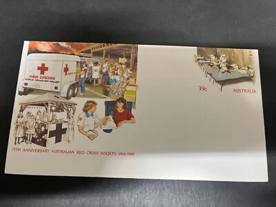 (243) Australia FDC cover - 1989 - Red Cross 50th anni (no postmark ?!) - Image 1 of 2