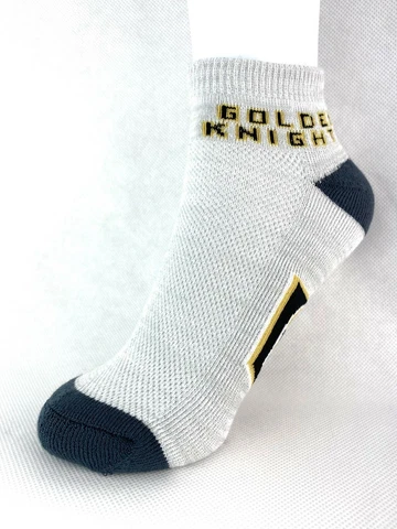 Las Vegas Golden Knights Hockey Money Ankle No Show Socks Gray Cover