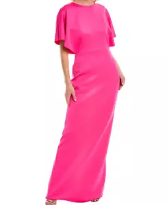 Black Halo Eve Laurel Berman Ilaria Gown Iconic Pink Size 6 NWT $525 - Picture 1 of 5