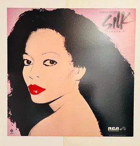 1982 DIANA ROSS Silk Electric LP Promo Poster ANDY WARHOL PoP Art as commerce !! - Picture 1 of 24