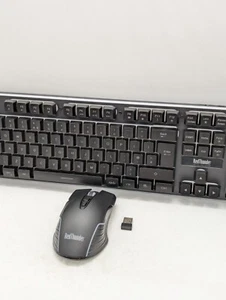 RedThunder K10 wireless gaming keyboard mouse combo set LED backlit UK QWERTY - Afbeelding 1 van 24