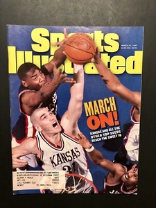 Sports Illustrated Magazine 24. März 1997 Scott Pollard Kansas Jayhawks Cover  - Bild 1 von 3