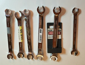 5 pc Craftsman Professional Metric Flare Nut Line Wrench Set - Picture 1 of 5