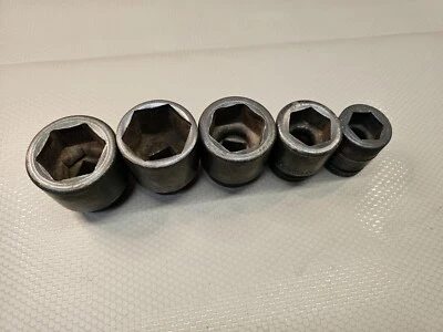 SNAP-ON 3/4" DRIVE 5PC SAE/METRIC 6PT Impact Sockets Large sizes 1 cornwell - Image 1 of 4