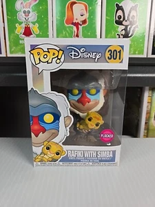 ¡Vinilo Funko Pop! Disney: Rafiki (Flocked) #301 - Chamán Rey León Texturizado - Imagen 1 de 6